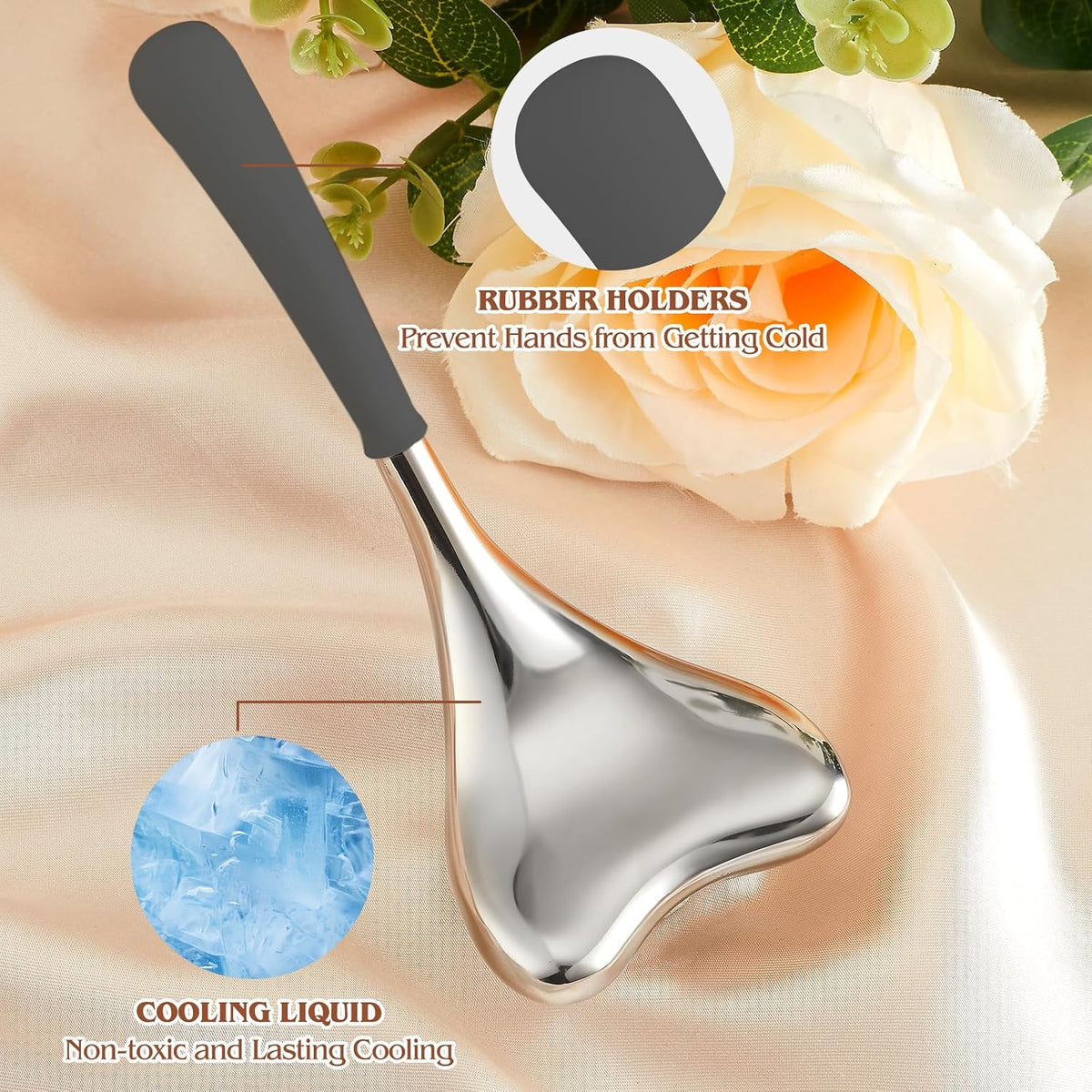 Cryo Sticks Facial Massage Tool Cooling Gua Sha Roller for Women Face Skin Care Routine