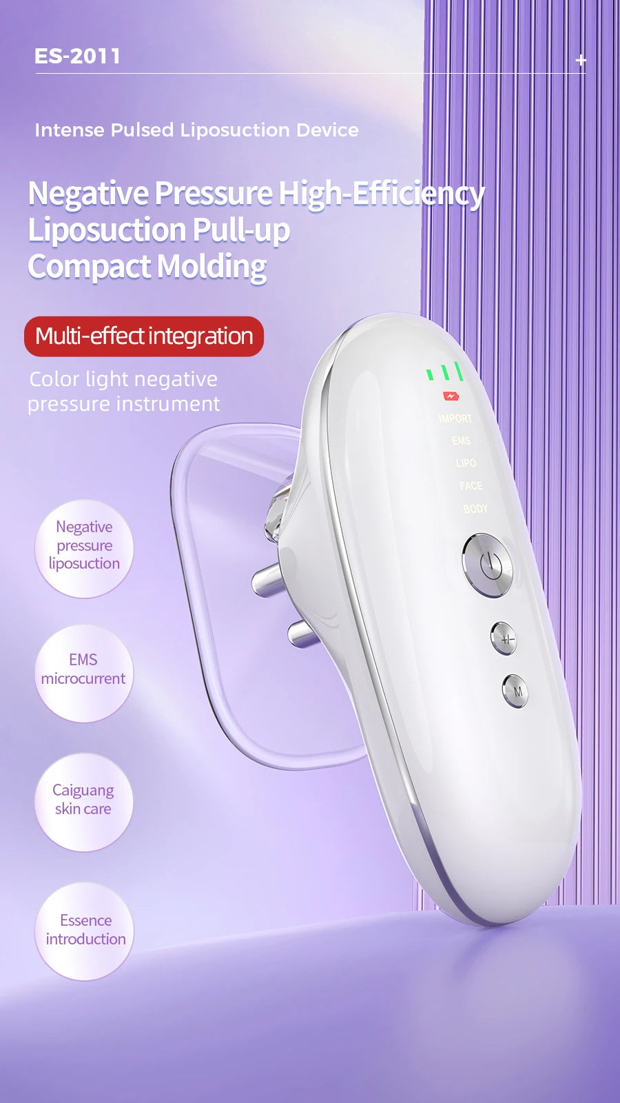 Body Sculpting Machine Cellulite Remover Skin Tightener for Home Use and Travel