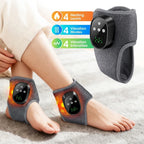 Electric Ankle Massager Heated Vibration Brace for Joint Relief at Home or After Sports
