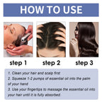 Lavender Hair Essential Oil Repair Anti Frizz Serum for Dry Damaged Hair and Healthy Scalp Roots