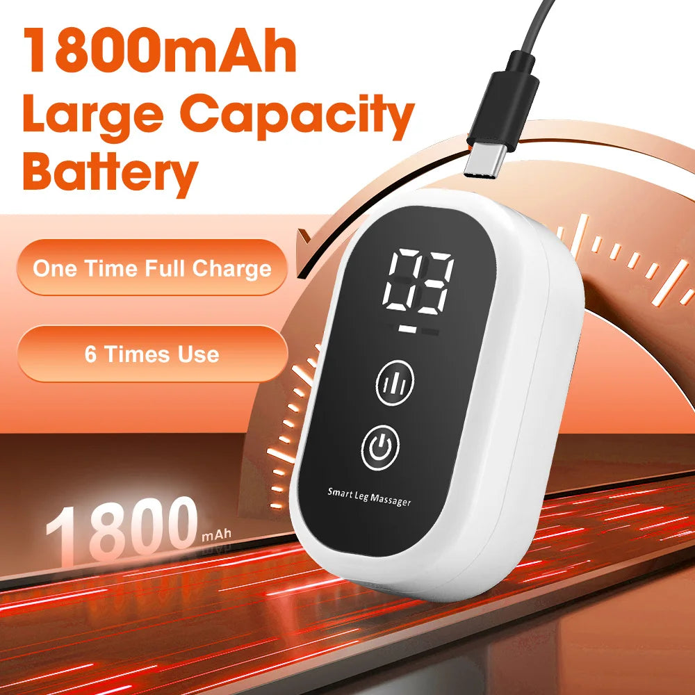 Wireless Calf Massager Airbag Compression Leg Relaxer for Athletes and Office Workers Daily