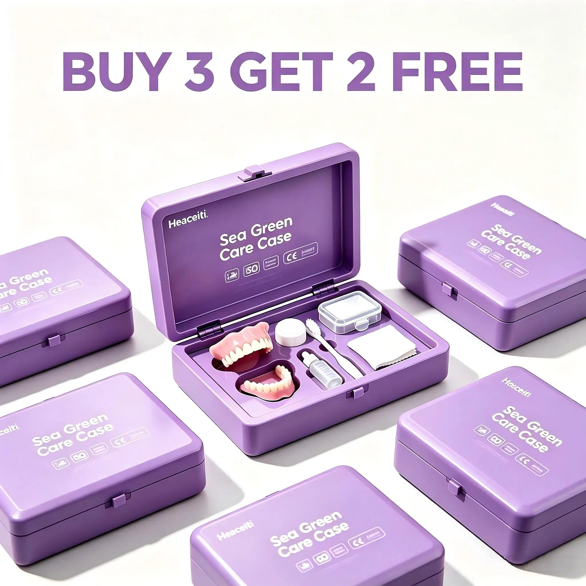 Denture Cosmetic Kit Realistic Upper Lower Teeth Set for Daily Smile Enhancement at Home - 8