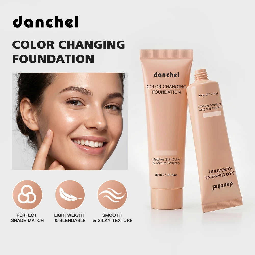 Color Changing Foundation Flawless Concealer for Women Daily Makeup Routine