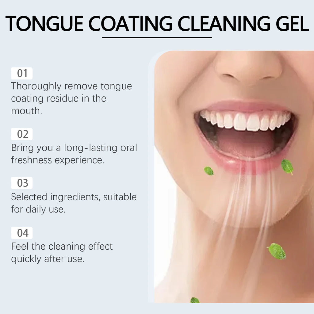 Tongue Cleaner Kit Remove Tongue Coating and Bad Breath for Daily Oral Hygiene Care