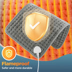 Electric Heating Pad Fast Thermal Mat for Back and Legs at Home or Office