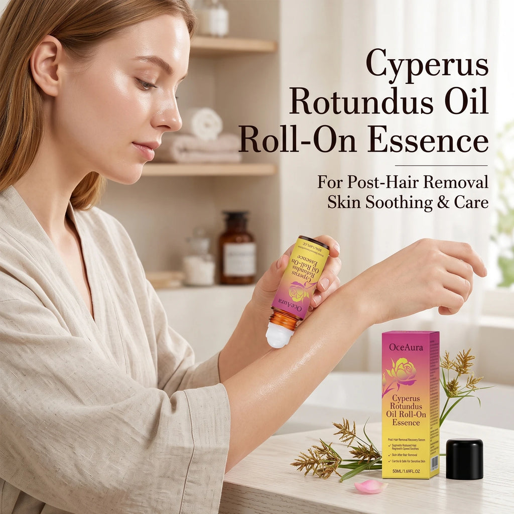 Cyperus Rotundus Roll On Essence Soothing Skin Repair for Women After Hair Removal Routine