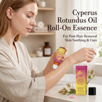 Cyperus Rotundus Roll On Essence Soothing Skin Repair for Women After Hair Removal Routine