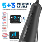 Electric Oral Irrigator Portable Water Flosser with 5 Cleaning Modes for Daily Dental Care