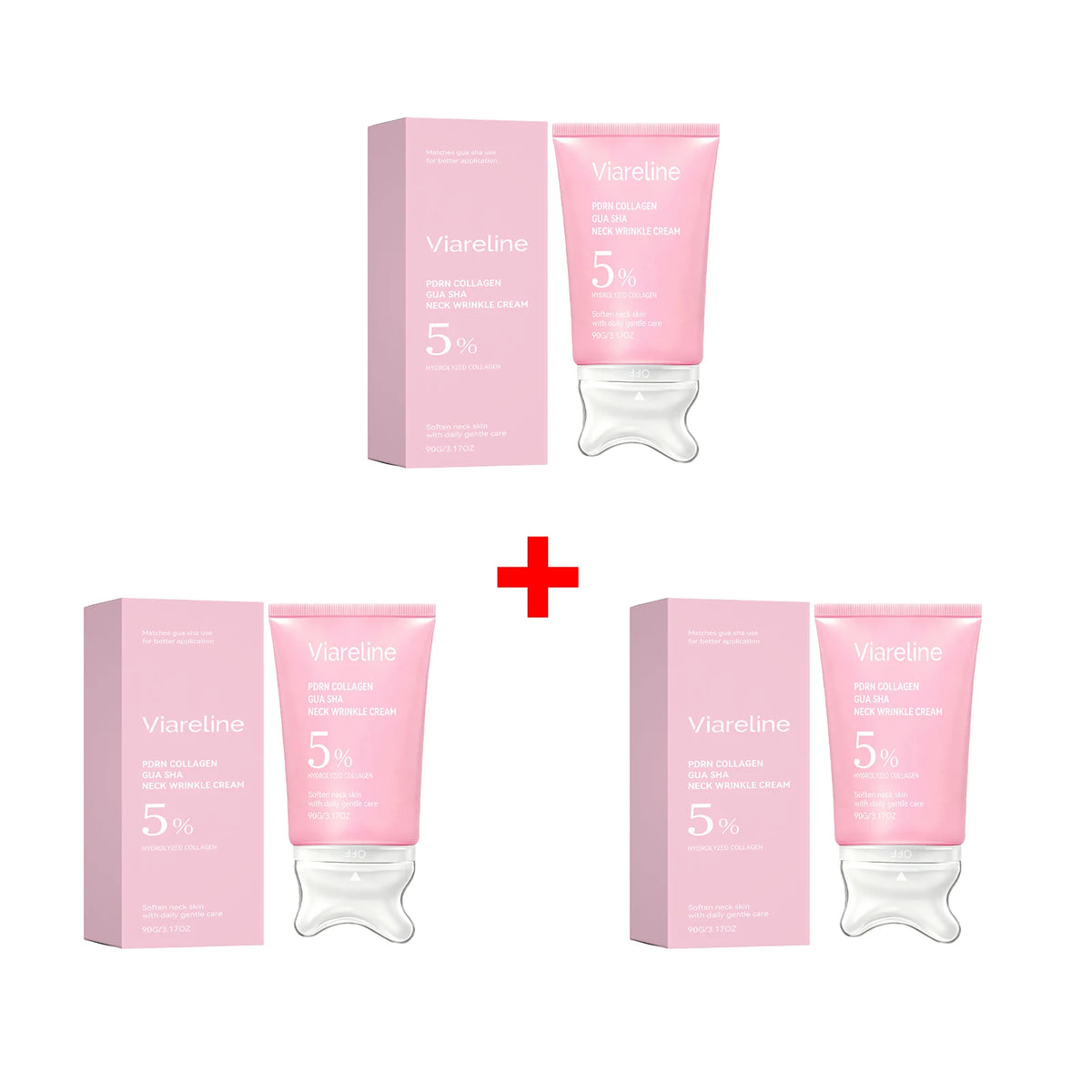 Collagen Neck Cream Firming Moisturizer for Dry Skin and Anti Aging Routine Daily Care
