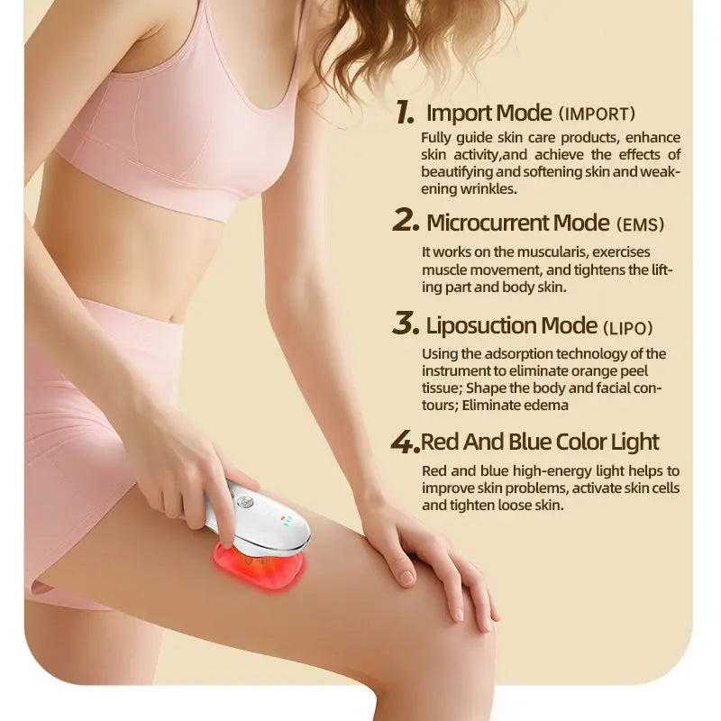 Body Sculpting Machine Cellulite Remover Skin Tightener for Home Use and Travel