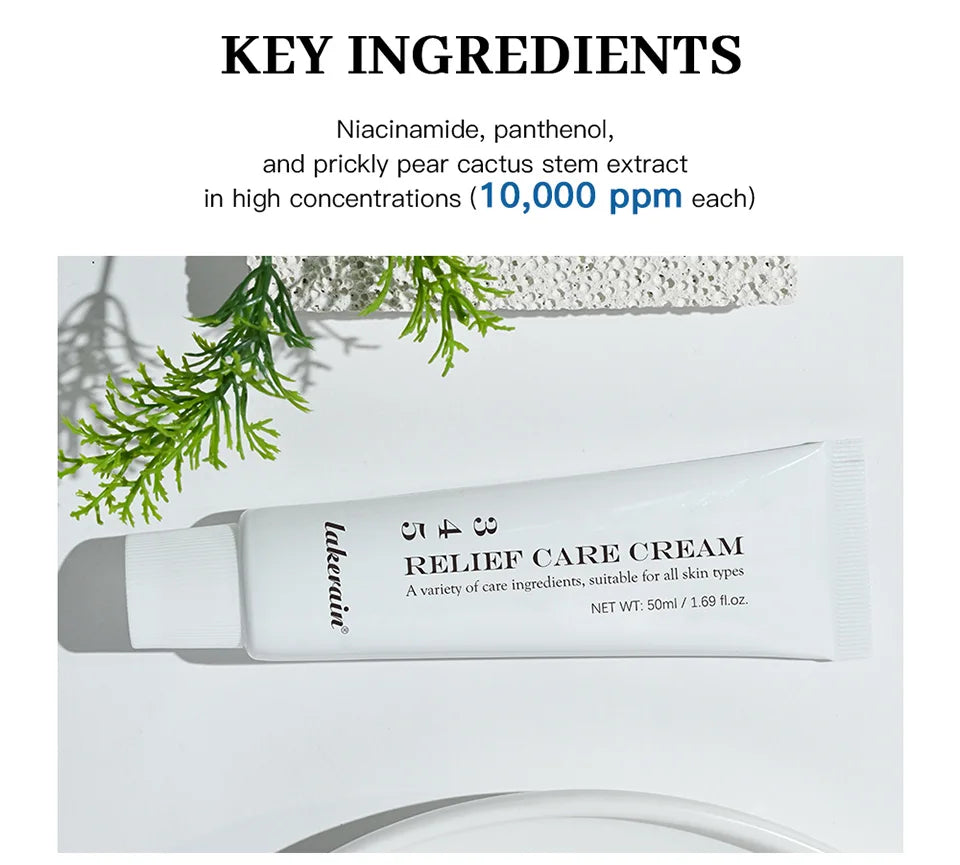 345 Relief Care Cream Moisturizing Acne Treatment for Blemish Prone Skin