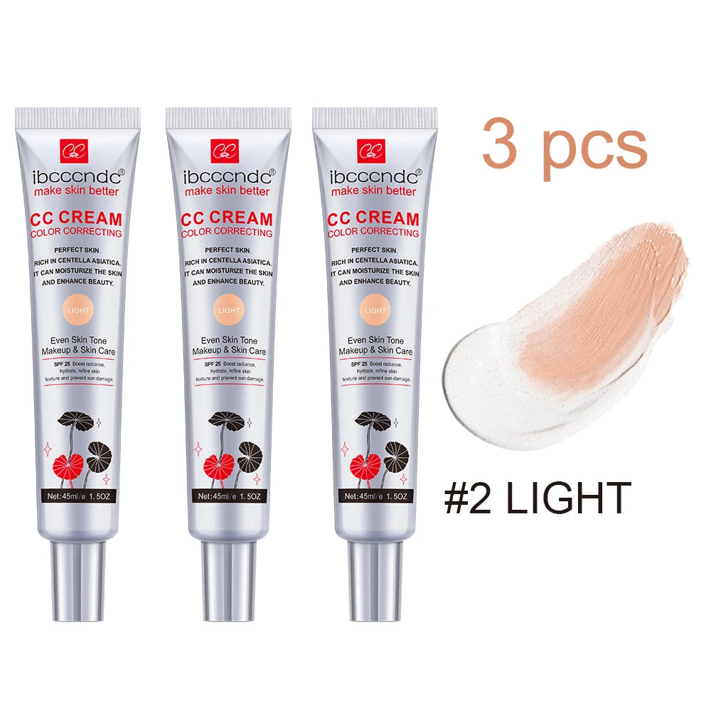 Color Correcting CC Cream Natural Concealer Foundation for Radiant Skin and Even Complexion Daily