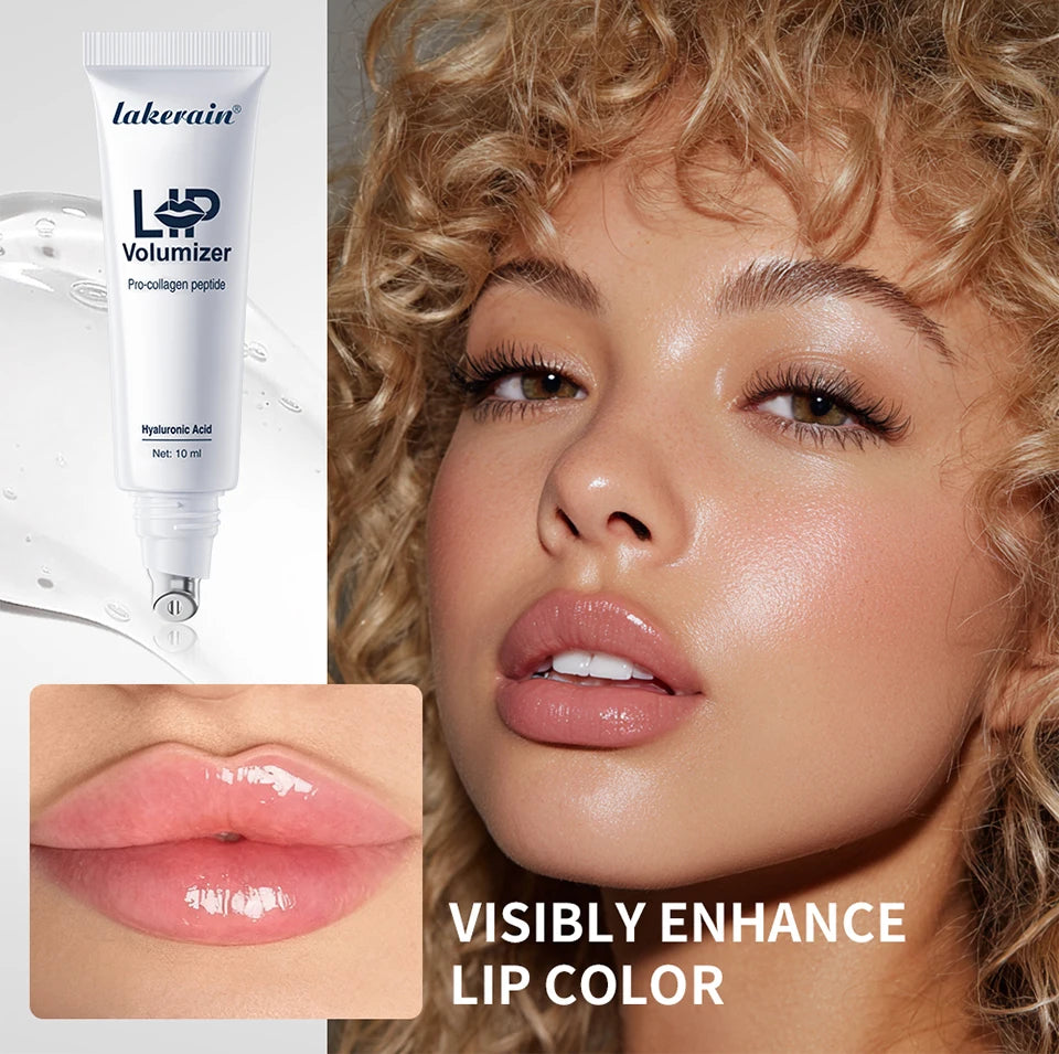 Lip Volumizer Serum Deep Hydration Moisturizing Gloss for Fuller Looking Lips Everyday Use