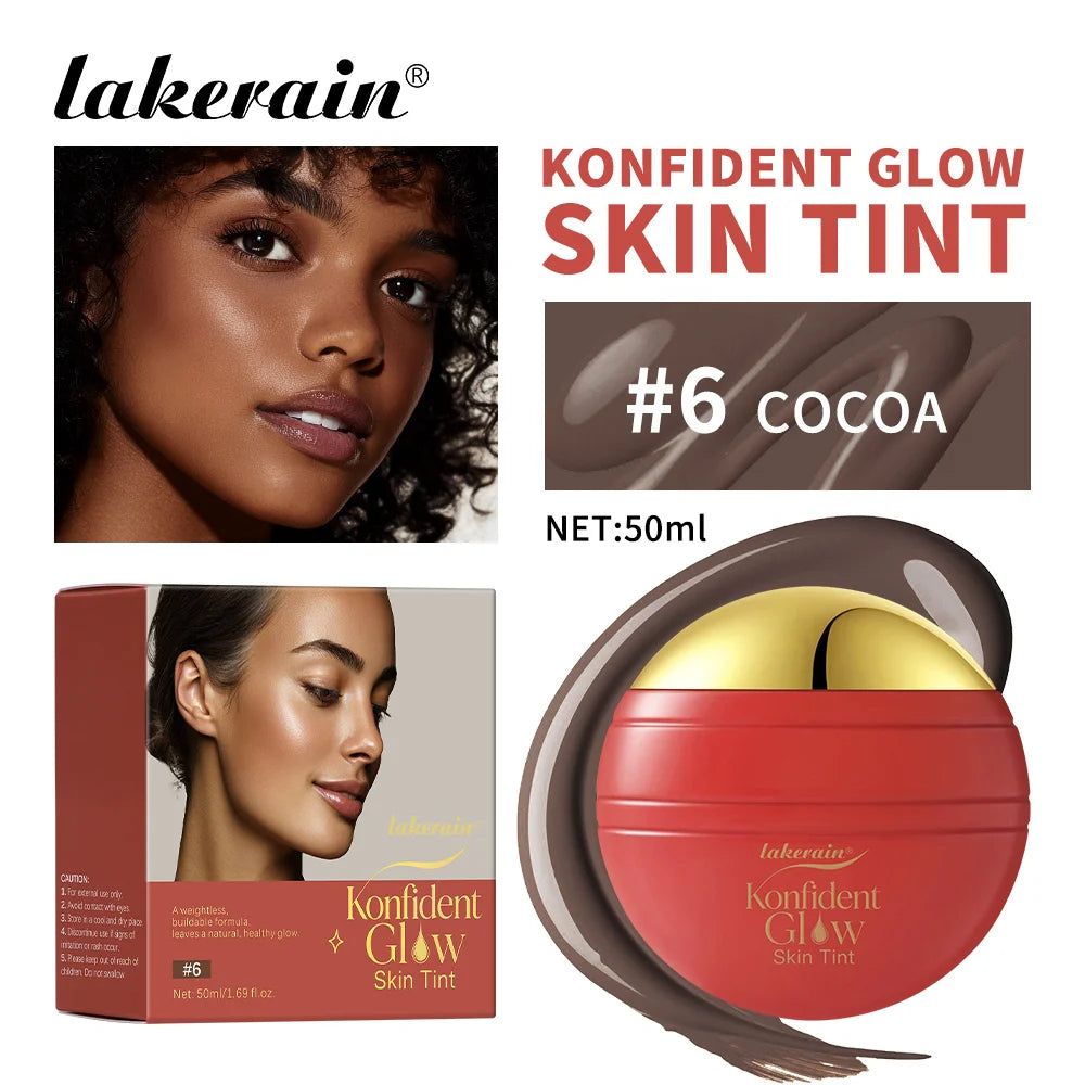 Konfident Glow Skin Tint Buildable Coverage Foundation for Radiant Daily Makeup Looks - 25