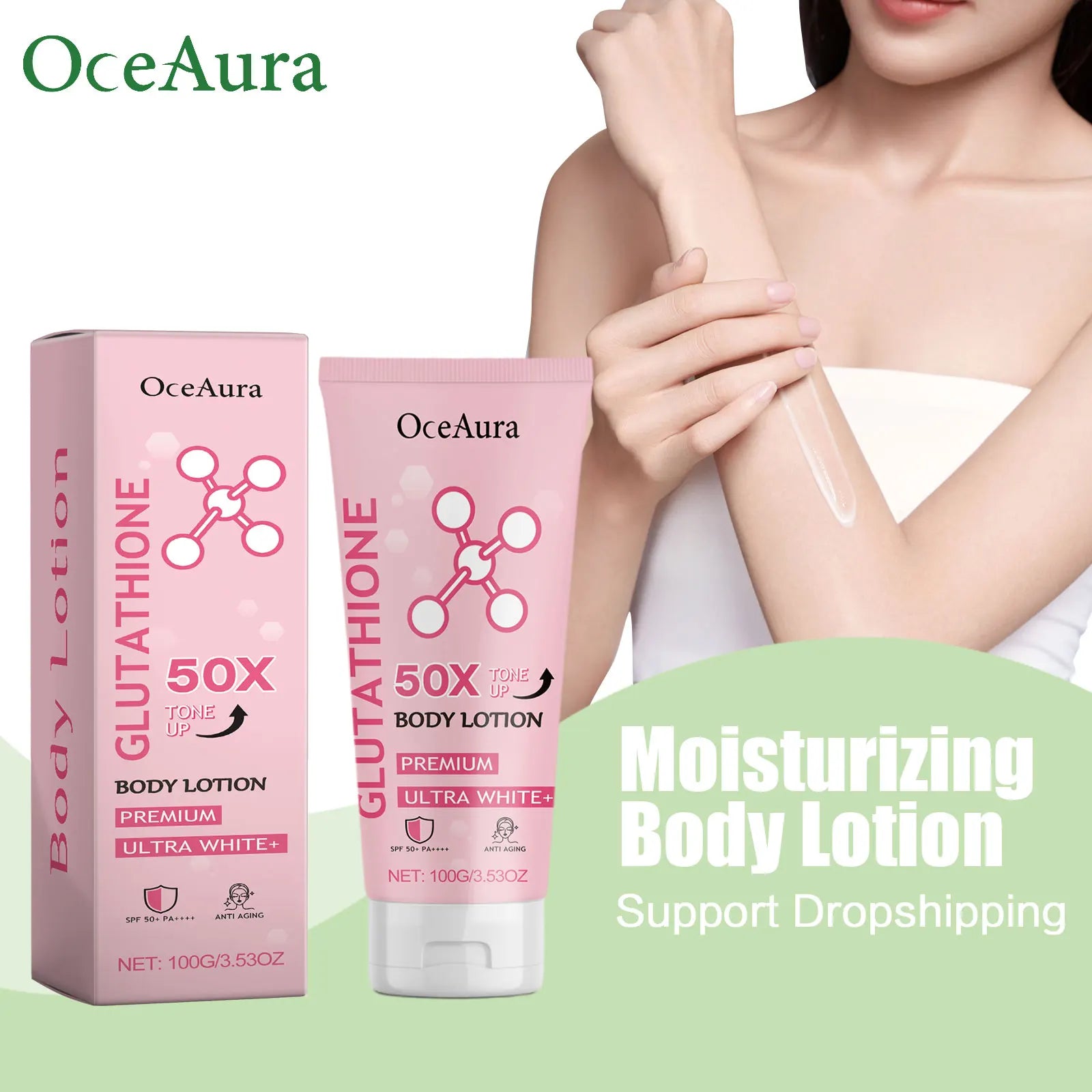 Arbutin Lightening Body Lotion Moisturizing Cream for Glowing Skin Daily Hydration Care - 1
