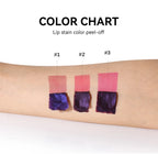 Peel Off Lip Stain Waterproof Matte Lipstick Long Lasting Tint for Women Daily Wear