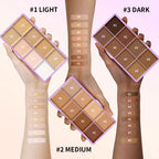 8 Shade Cream Concealer Palette Soft Matte Contour for All Skin Types Daily