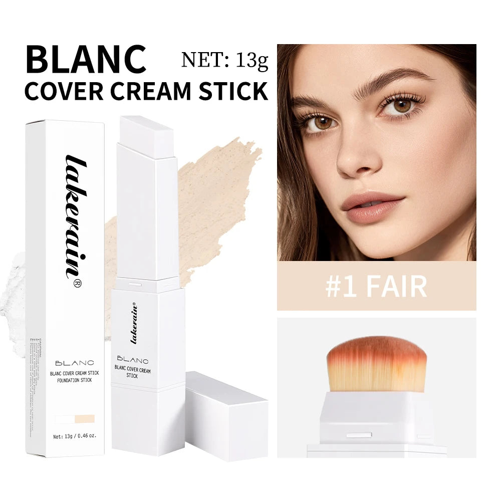 Blanc Cover Cream Stick Hydrating Foundation and Concealer for Daily Makeup Application