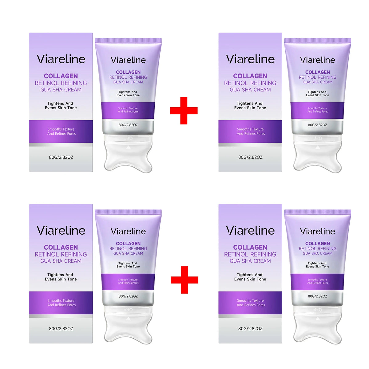 Collagen Retinol Gua Sha Cream Firming Lifting Skincare for Women and Men Daily Facial Routine