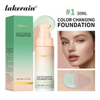 Color Changing Foundation Moisturizing Liquid Base for Women Daily Makeup
