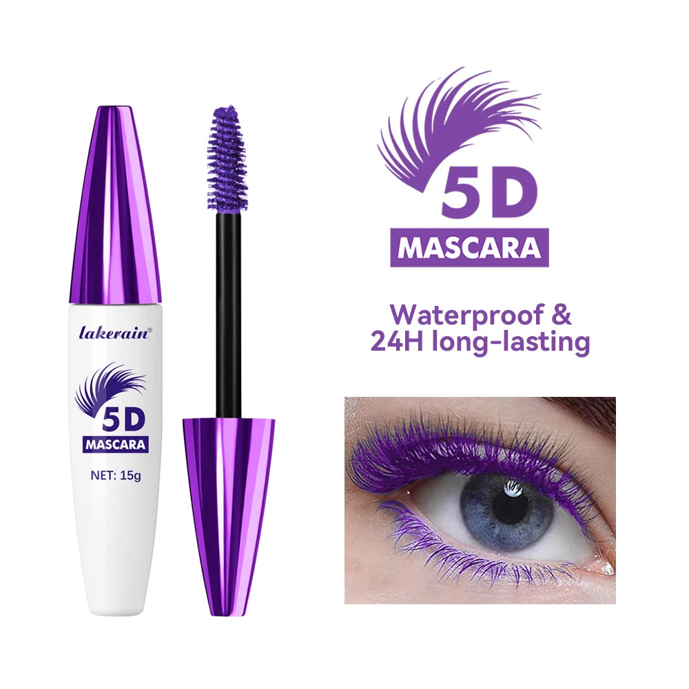 5D Mascara Waterproof Lengthening Volumizing Makeup for Everyday Use and Special Occasions