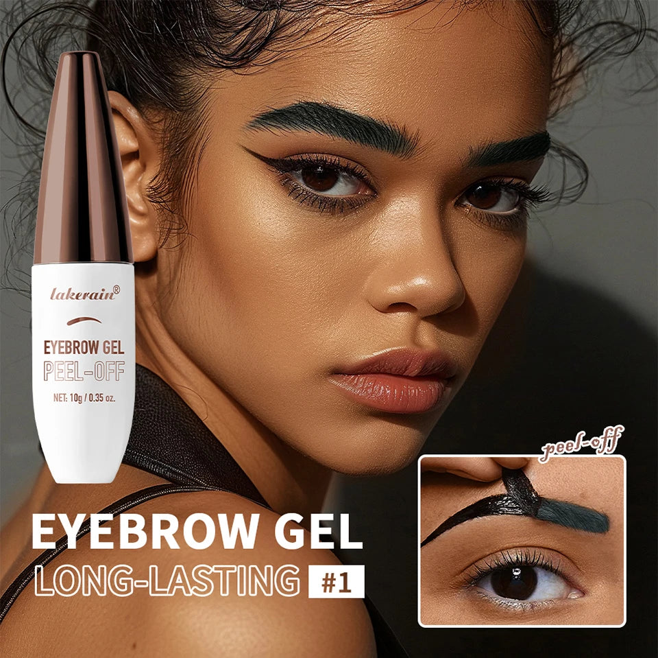 Eyebrow Gel Tattoo Peel Off Waterproof Tint for Beautiful Brows and Makeup Routine