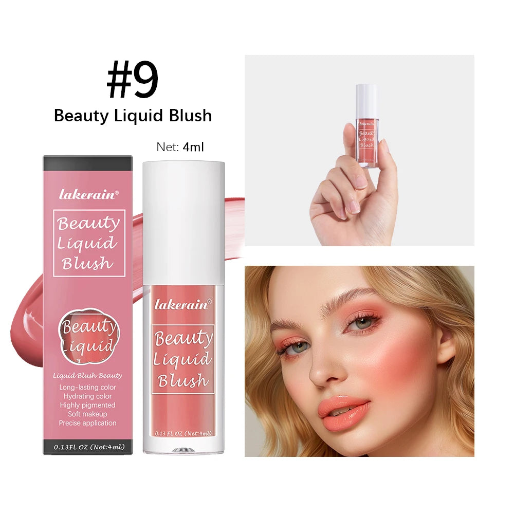 Beauty Liquid Blush Highly Pigmented Long Lasting Tint for Everyday Face Makeup - 20
