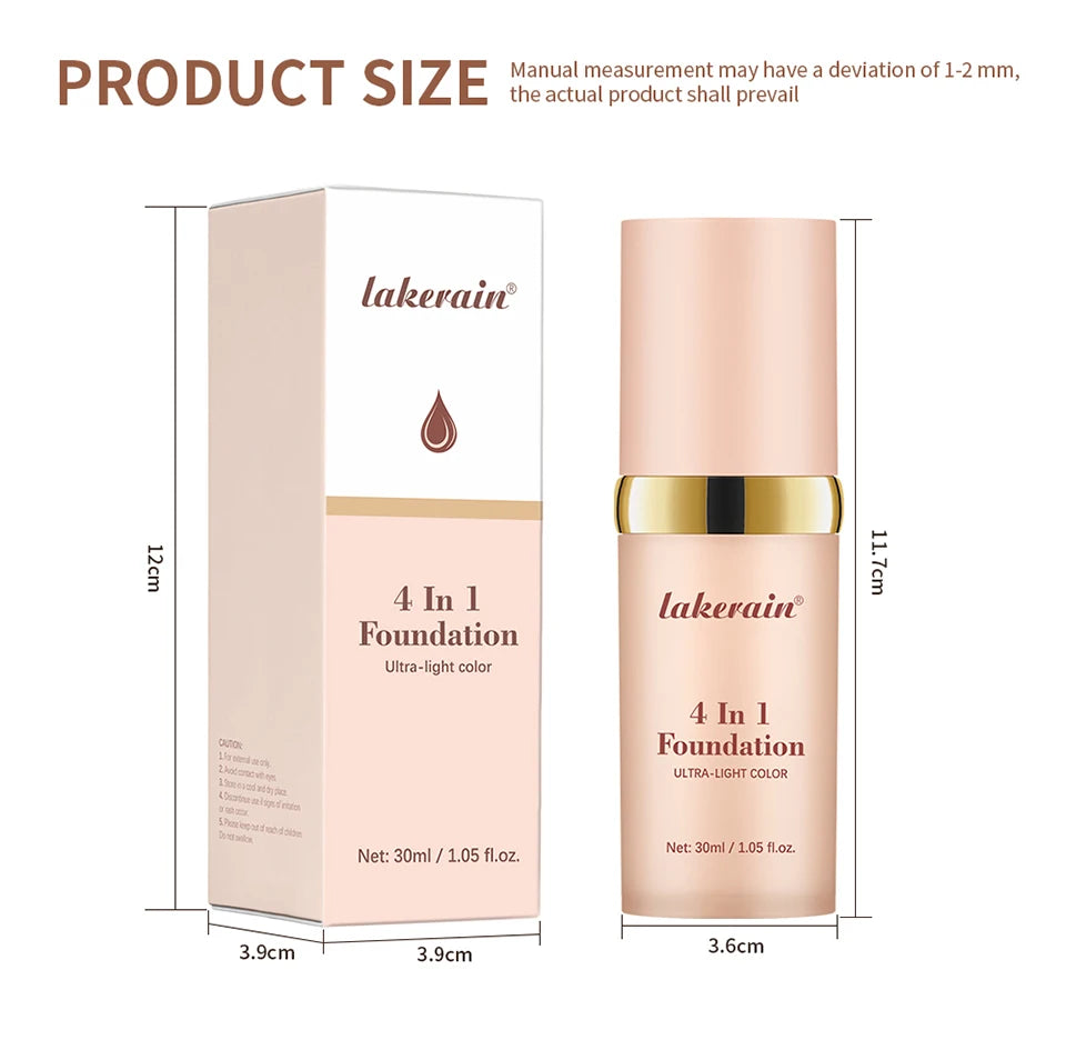 Color Changing Foundation Moisturizing Concealer for Even Skin Toning Daily Makeup Routine