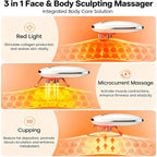 Body Sculpting Massager Anti Cellulite Device for Home and Travel Use for Men and Women
