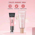 Power Primer and Glow Foundation Makeup Set for Radiant Skin for Women Daily Makeup Routine