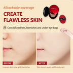 Cushion Foundation Long Lasting Coverage and Sun Protection for Daily Face Makeup