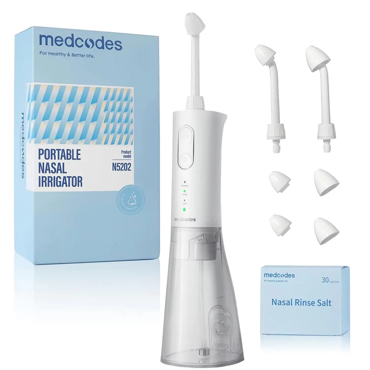 Electric Nasal Irrigator Portable Sinus Rinse Bottle for Adults at Home or Travel