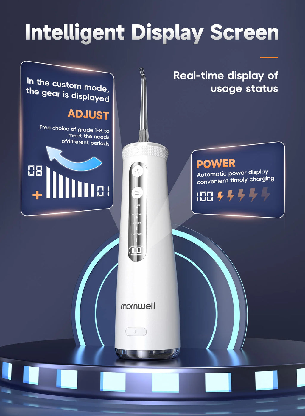 Electric Toothbrush Water Flosser Combo Oral Care Kit for Adults at Home