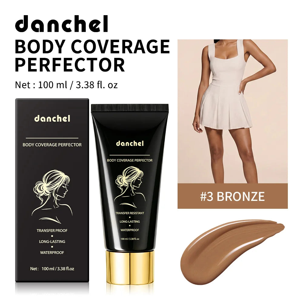Body Coverage Perfector Waterproof Tattoo Scar Concealer for Daily Use and Special Events