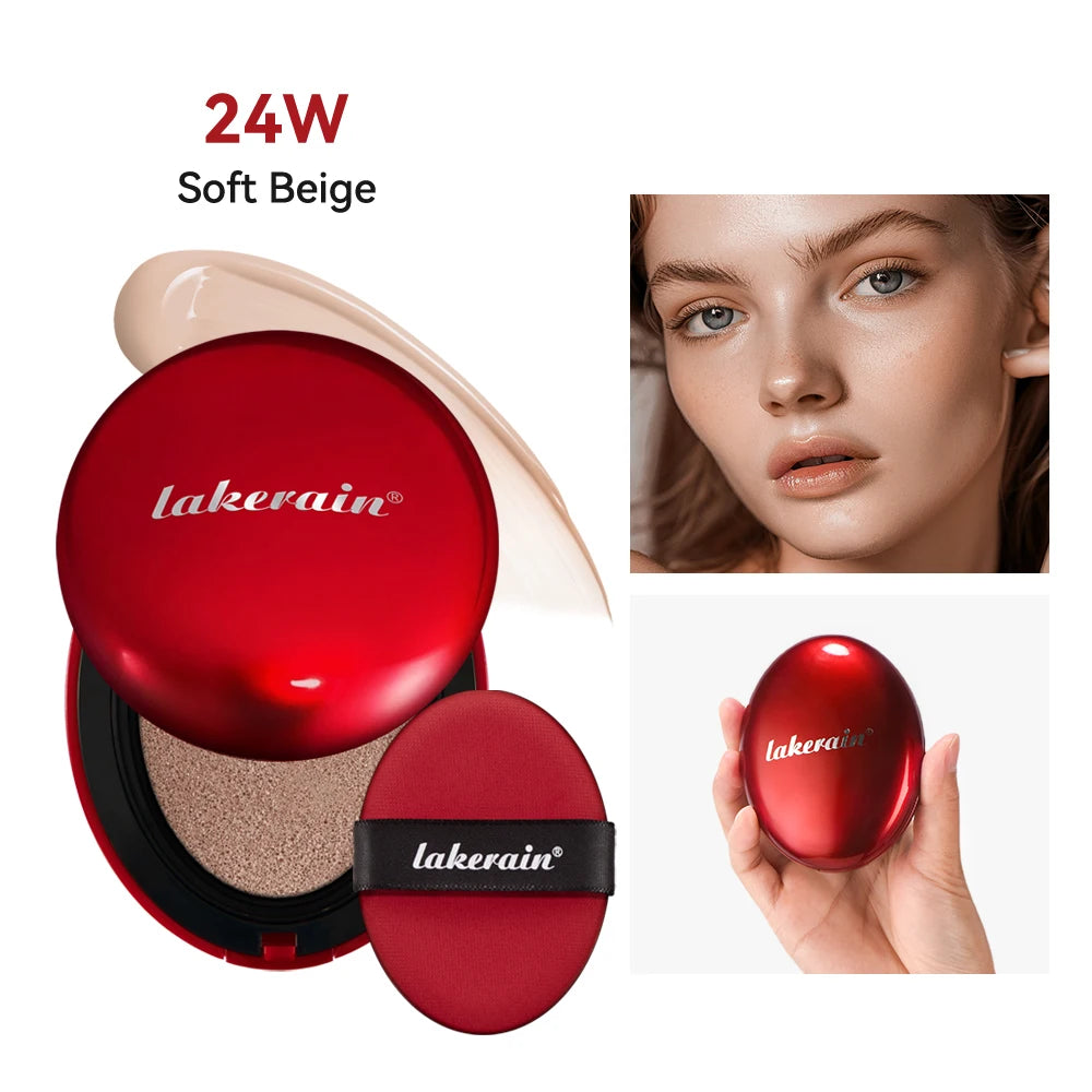 Air Cushion Foundation Full Coverage Matte Makeup for Daily Face Brightening and Sun Protection