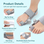 Big Toe Valgus Corrector Adjustable Bunion Splint for Painless Foot Relief at Home