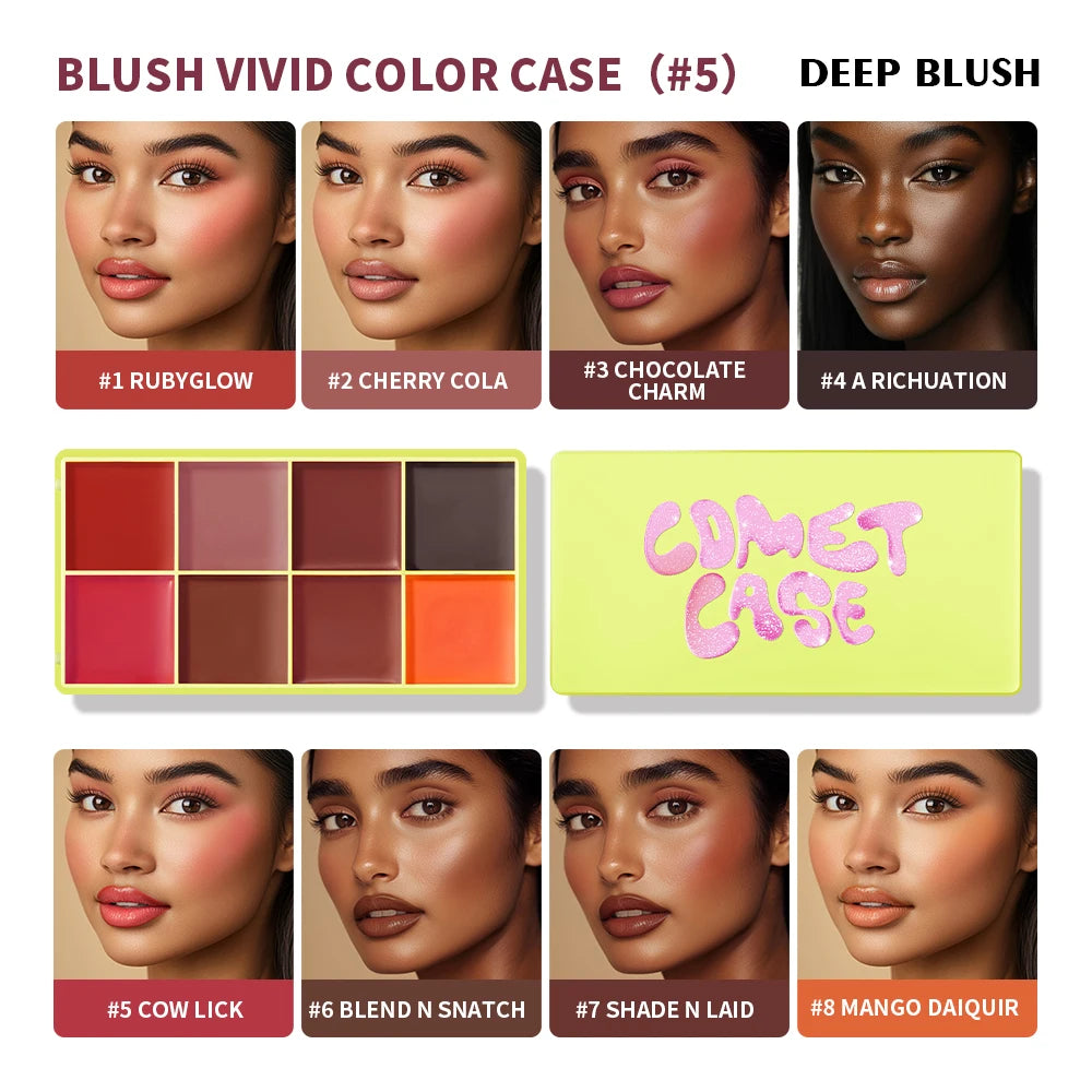 Blush Cream Palette Long Lasting Waterproof Makeup for Everyone Daily Wear