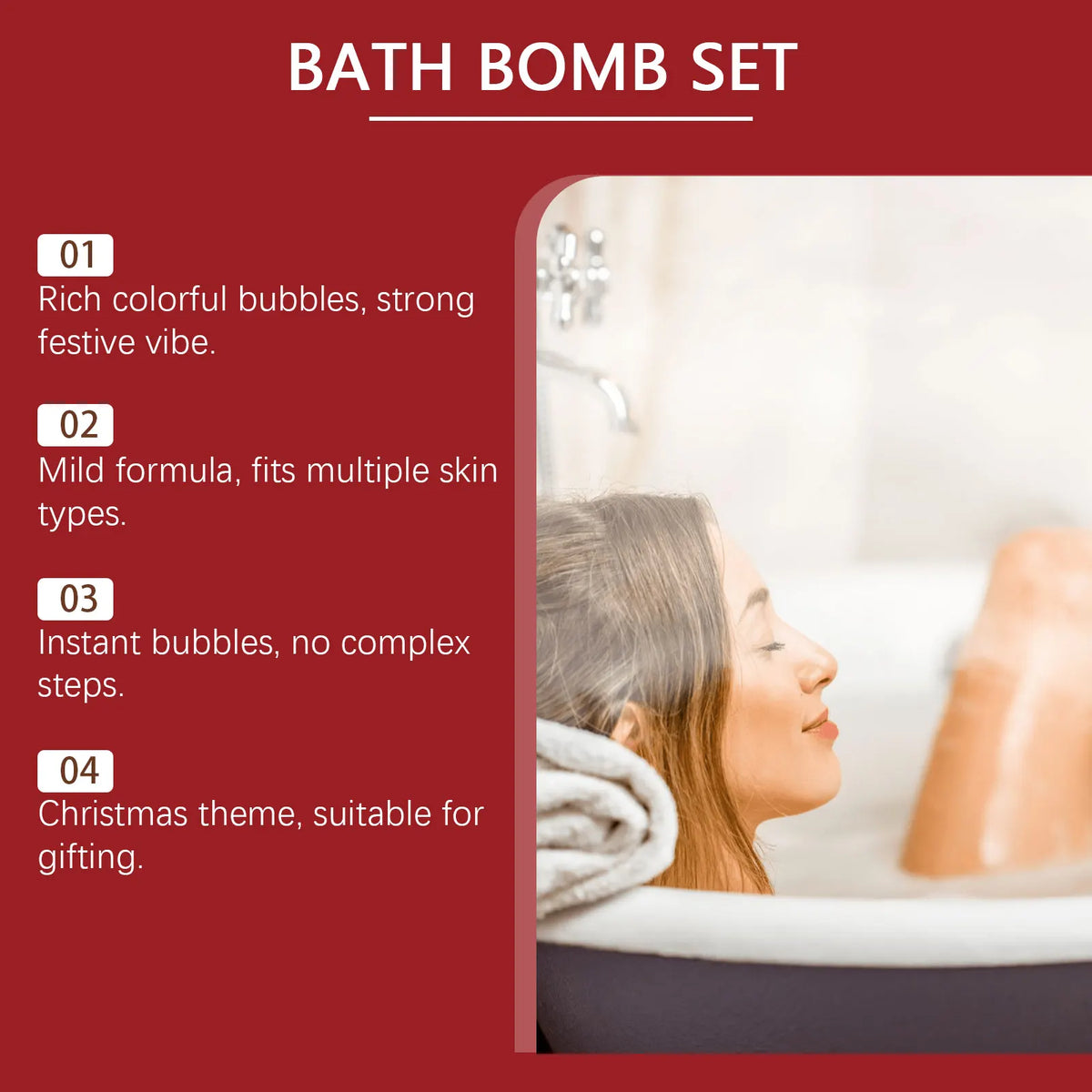 Children Bath Bombs Set Natural Aromatherapy Moisturizing Balls for Kids Relaxation at Home