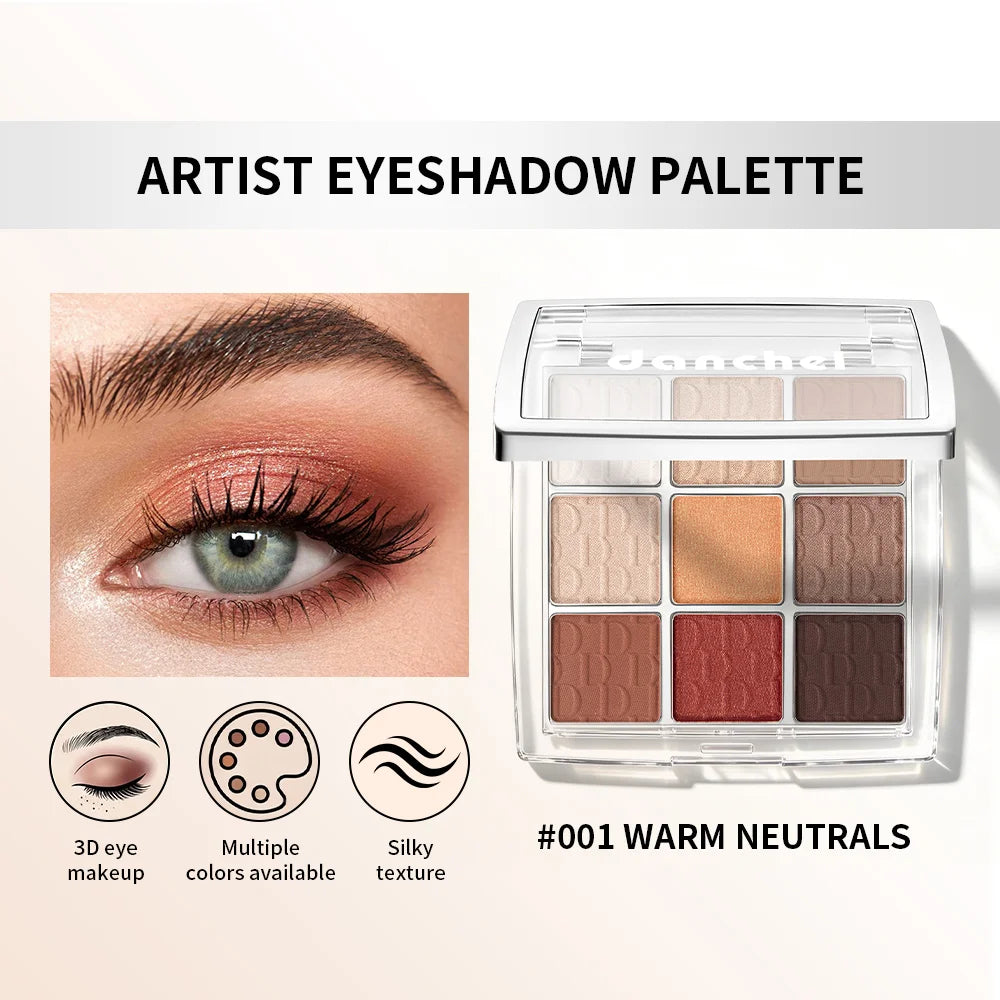 Artist Eyeshadow Palette Highly Pigmented Matte Shimmer Makeup for Women Daily and Party - 3