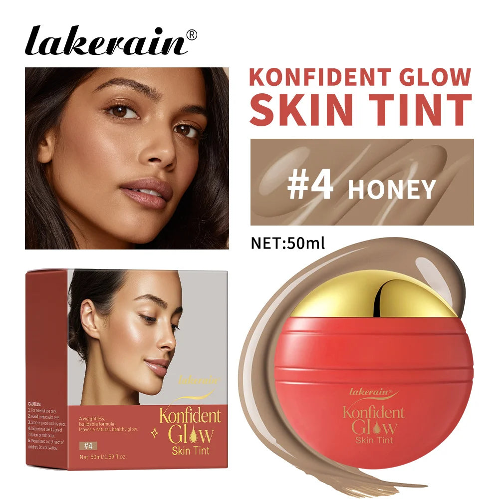 Konfident Glow Skin Tint Buildable Coverage Foundation for Radiant Daily Makeup Looks - 20