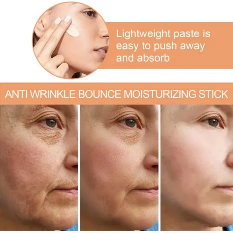 Collagen Anti Aging Moisturizing Stick Wrinkle Removing Balm for Women and Daily Skincare