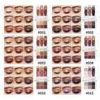 9 Shade Eyeshadow Palette Blendable Pigmented Makeup for Daily Looks and Professional Artistry