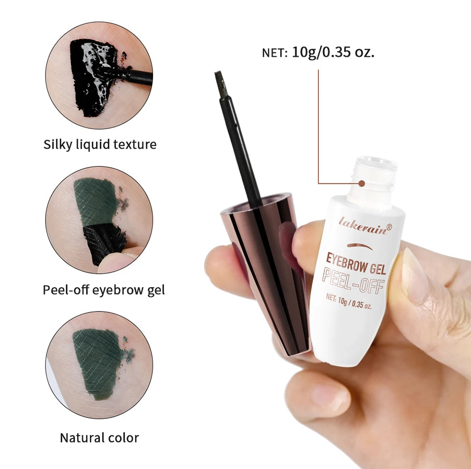 Eyebrow Gel Tattoo Peel Off Waterproof Tint for Beautiful Brows and Makeup Routine