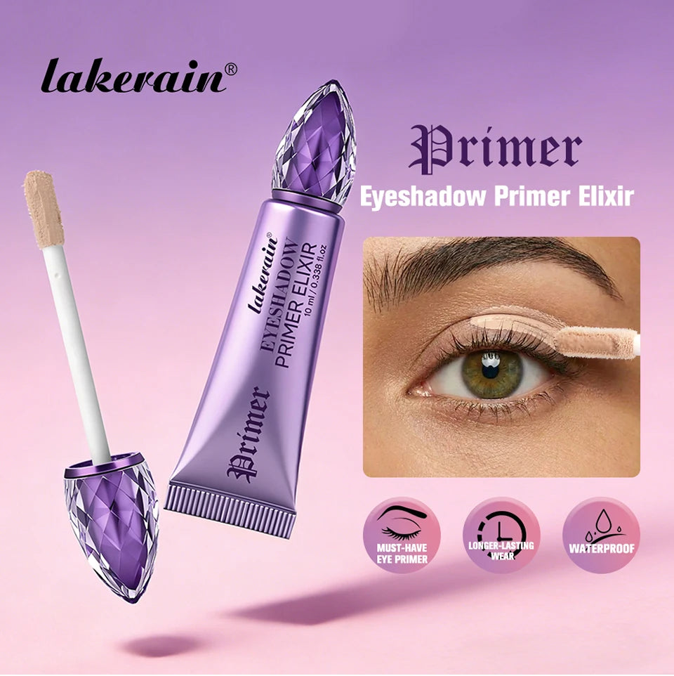 Eyeshadow Primer Elixir Long Lasting Waterproof Base for Women Daily Eye Makeup