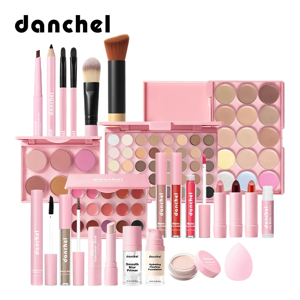 All In One Makeup Kit Professional Beauty Set for Women and Teens for Daily Travel Looks