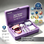 Denture Cosmetic Kit Realistic Upper Lower Teeth Set for Daily Smile Enhancement at Home