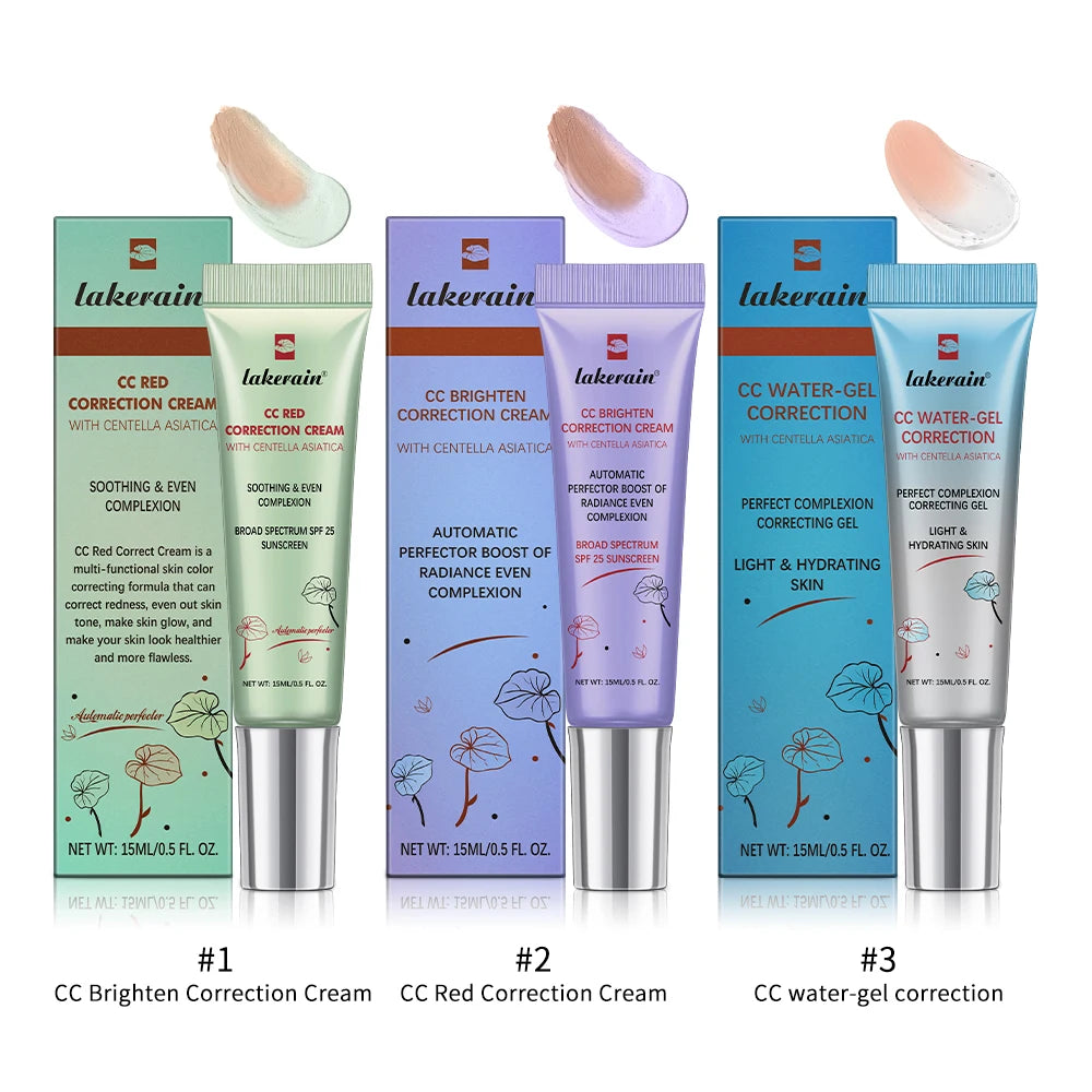 CC Water Gel Correction Cream Hydrating Foundation for Natural Glow and Daily Face Makeup