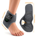 Electric Ankle Massager Heated Vibration Brace for Joint Relief at Home or After Sports