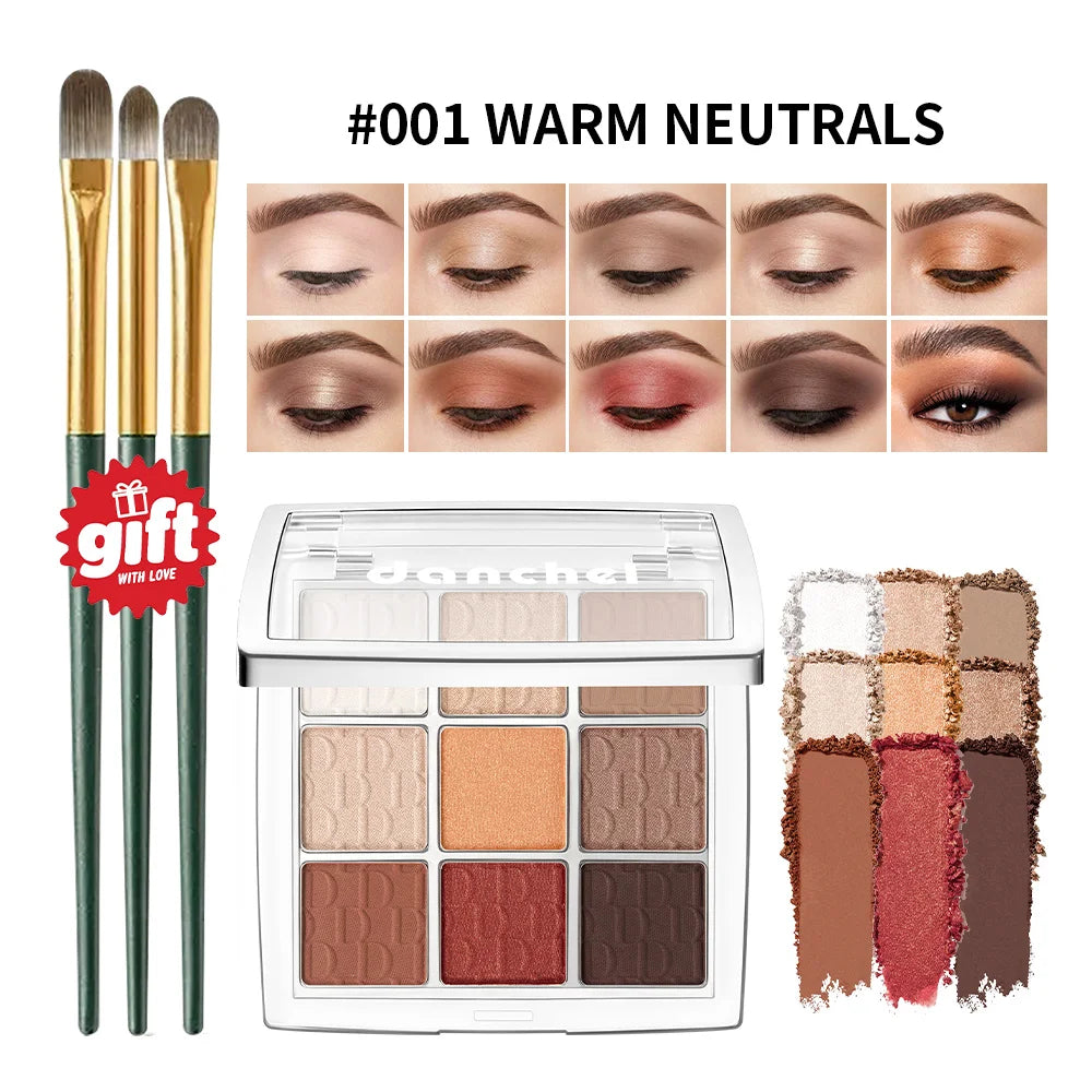 Artist Eyeshadow Palette Matte Shimmer Pigmented Shades for Beginners Daily Smoky Eye Makeup