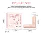 Eyeliner Stamp Waterproof Winged Tool for Beginners and Quick Makeup Routine Professionals